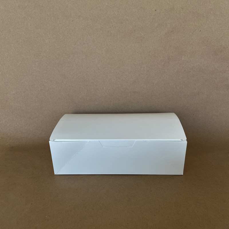 Large Vented Plain Paper Snack Box 9.25